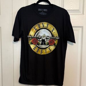Guns N' Roses Men’s Women’s Unisex Black Graphic Band Tshirt Medium NWOT